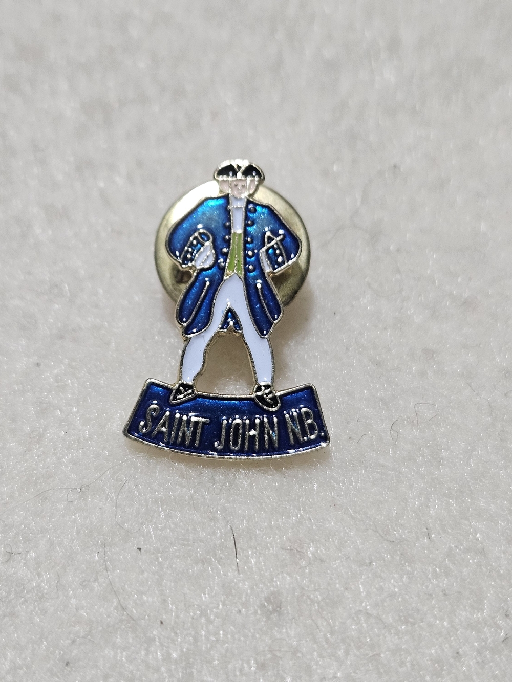 Figure in a Blue Coat from Saint John, New Brunswick